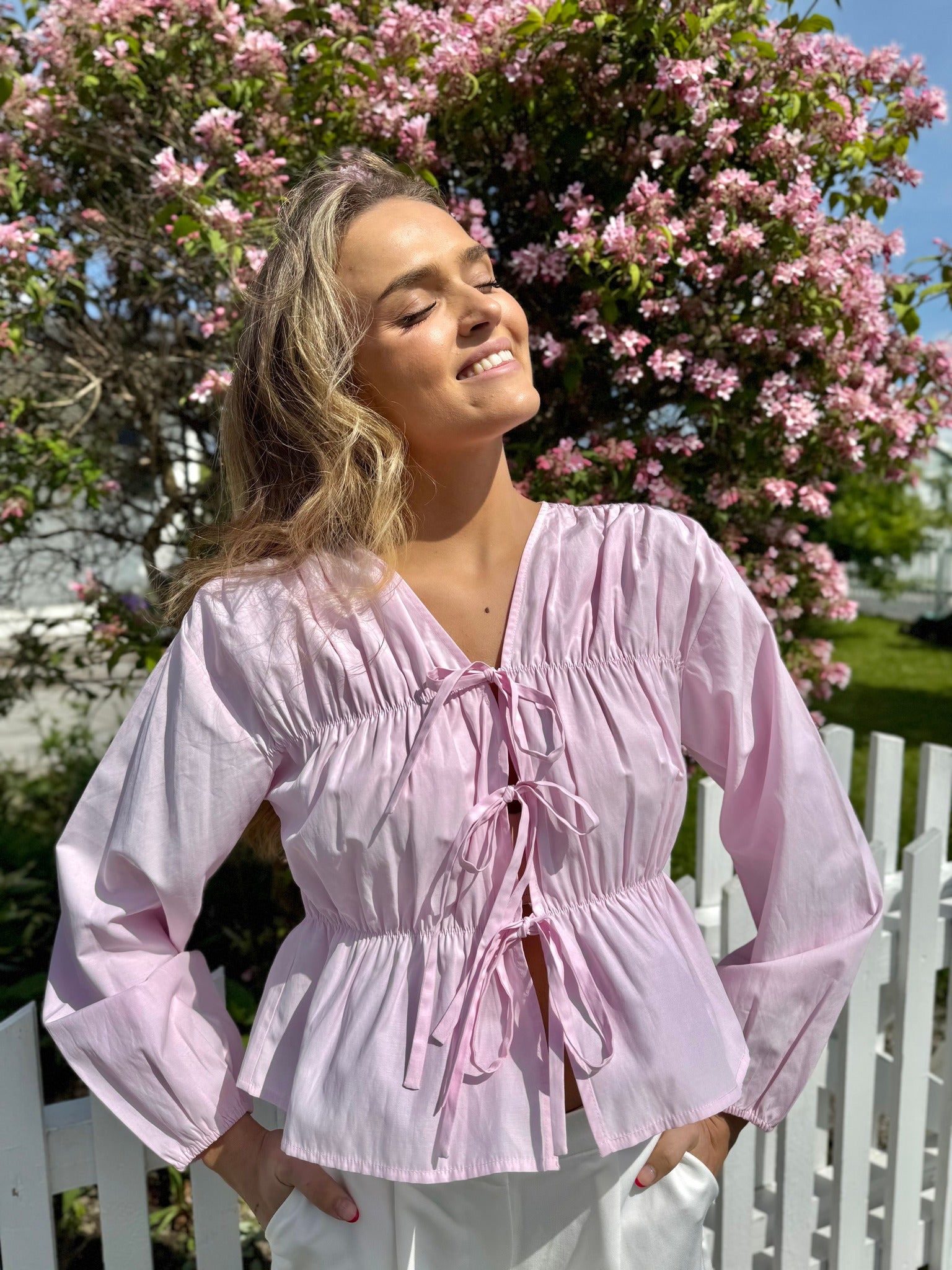 VMMORGAN Top - Cherry Blossom